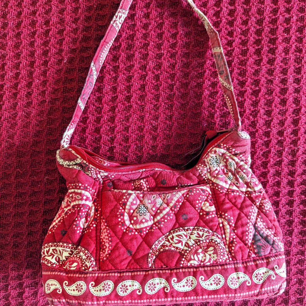 Vintage Vera Bradley Mesa Red Paisley Handbag